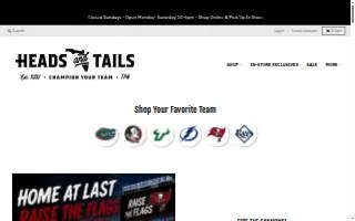 Heads and Tails of Tampa website