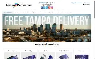Tampa Printer website