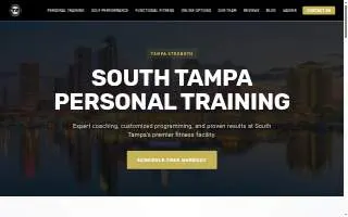 Tampa Strength website