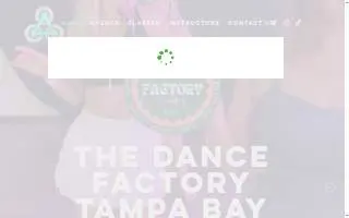 The Dance Factory - Tampa Bay website