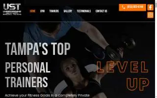 UST Personal Training website