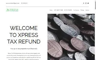 Xpress Tax Refund of Tampa website