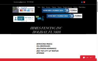 Himes Fencing Inc. of Tarpon Springs
