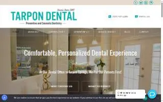 Tarpon Dental of Tarpon Springs website