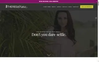 Theresa Marie Photography website