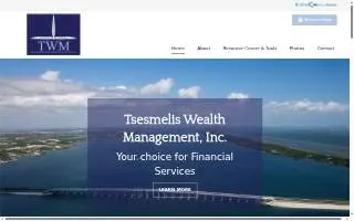 Tsesmelis Wealth Management, Inc. of Tarpon Springs website