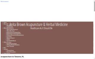 Anita Brown Acupuncture & Herbal Medicine of Tavares