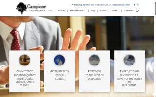 Campione & Hackney, P.A. of Tavares website