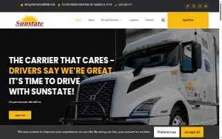 Sunstate Carriers Inc of Tavares website