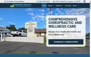 Tavares Health and Wellness Center website