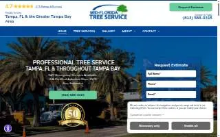 Mid-Florida Tree Service, Inc. of Bloomingdale website