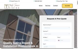 Temple Terrace Siding