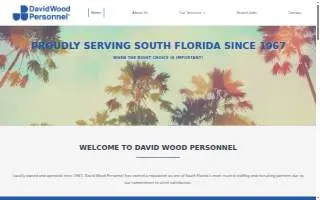 David Wood Personnel website