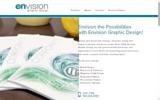 Envision Graphic Design website