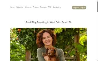 Friends of Peanut Small Dog Boarding website