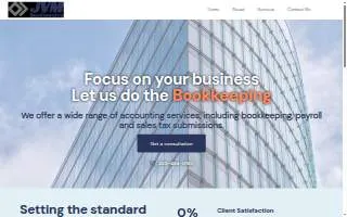 JVM Bookkeeping LLC website