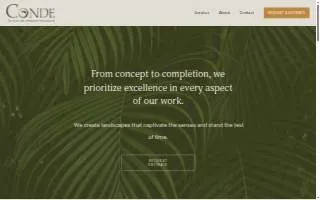Conde Landscaping Services, INC. of The Hammocks website