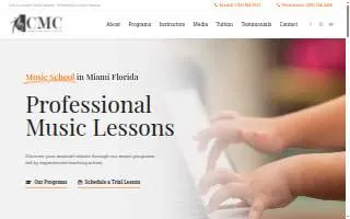 Crescendo Music Center website