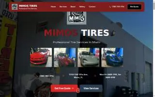 Mimos Tires website
