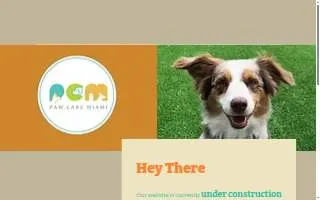 Paw Care Miami website
