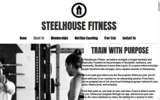 Steelhouse Fitness of The Hammocks website