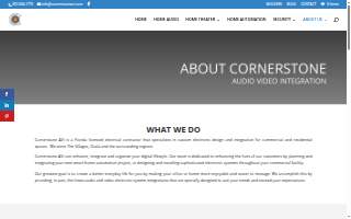 Cornerstone Audio Video Integration & Home Theater