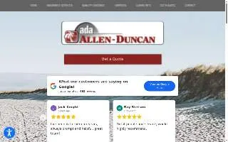 Allen-Duncan Agencies, Inc. website