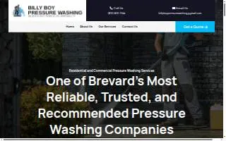 Billy Boy Pressure Washing website