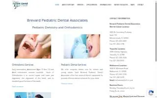 Brevard Pediatric Dental & Orthodontics of Titusville website