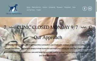 Cheney Animal Clinic website