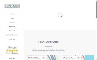 Clear Choice Title of Titusville website