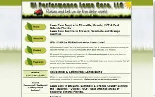 Hi Performance Lawn Care, LLC website
