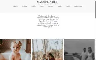 Magnolia Bee Photography of Titusville website