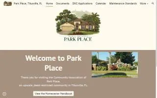 Park Place of Titusville website