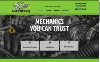 Rudi's Auto Repair, LLC website