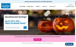 SmartStop Self Storage website