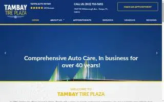 Tambay Tire Plaza website