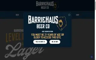 BarrieHaus Beer Co Trinity website
