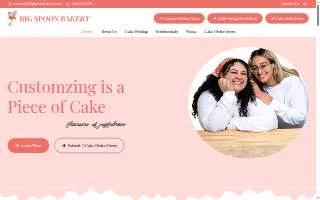 Big Spoon Bakery website