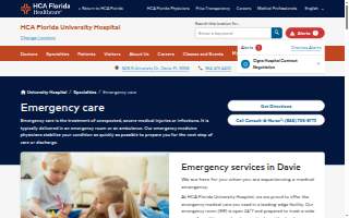HCA Florida University Emergency