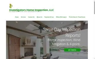 Investigators Home Inspection, LLC of Sarasota website