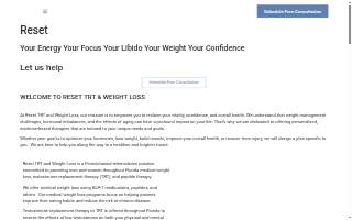 Reset TRT & Weight Loss