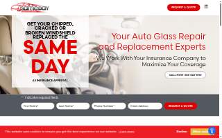 Same Day Windshield of University
