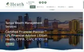 Heath Wealth Management of Valrico website