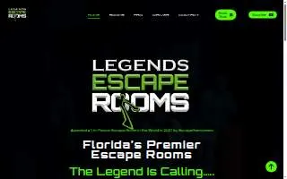 Legends Escape Rooms of Palm River-Clair Mel website