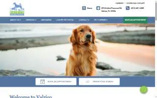 Valrico Animal Clinic website