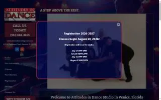 Attitudes In Dance website