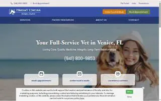 Bright Cross Animal Clinic website