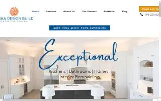 Girka Design Build Remodel website