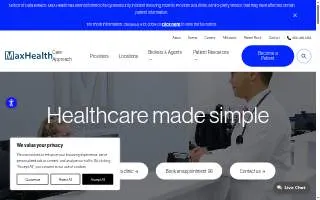 MaxHealth Primary Care of North Fort Myers website
